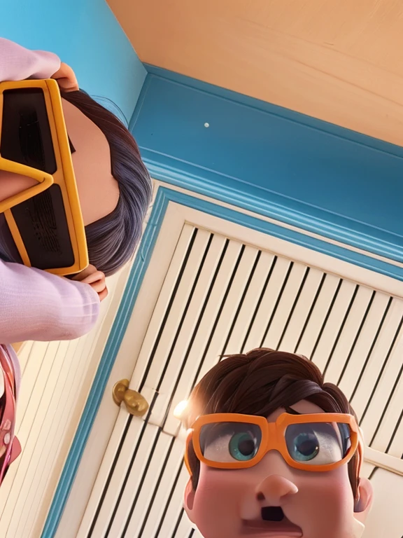 Create this image as a Disney Pixar image