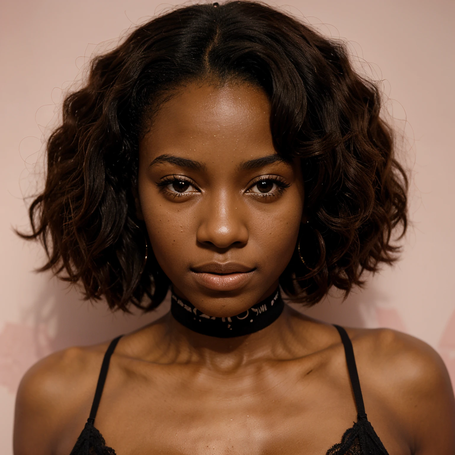Fille à la peau de chocolat, Beninois, 17, Female, 5'5, afro, cheveux noirs, sirène yeux bruns,