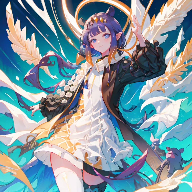 white colored hair, Curly, eye shadow, in a bathrobe, waves his hands in the air, bubbles, the wind, luminous skin, blue skies, dark shadows, Lustrous Hair, Dark halo, glowing eyes, Detailed background, water:1.2, Flowers:1.2, Masterpiece, 8K, woods、Natural background, like a, For example, shore of the lake、Efficient use of light and shadow、 Realistic & ultra realisic, kindness, extremely detail, (Colorful:1.1), (Colorful Background1:1), (#30B3FF:1.5), (#FA52F4:1.1), Dance with Unearthly Creatures, Tarot symbols, bird、bee、 pale skinned man,Medium Hair, Druid, half-elf ,Dressed as a druid,illustartion,Realistic,Harmonious colours,natural lighting, Green clothes, white colored hair, curly hair