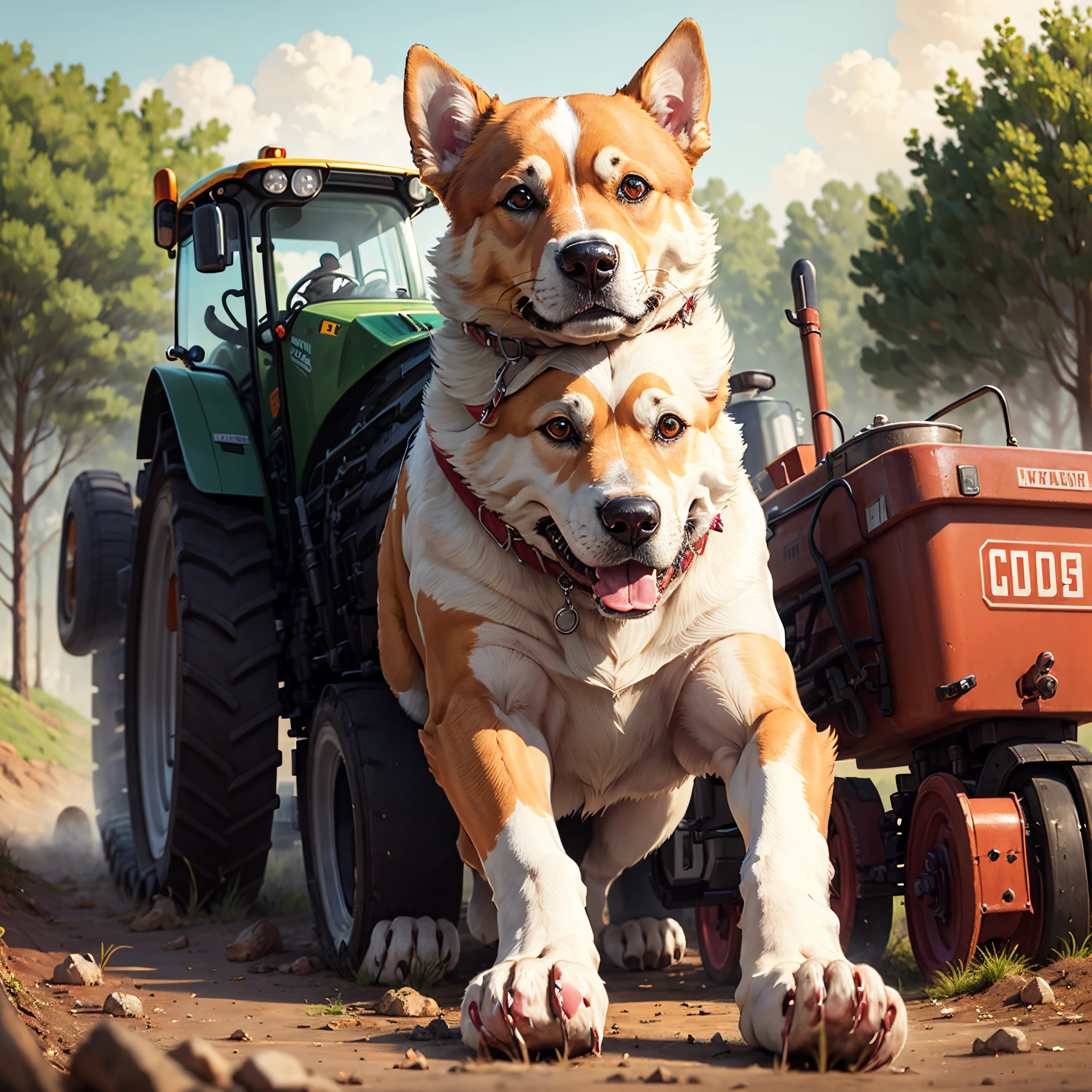 Perro tractor