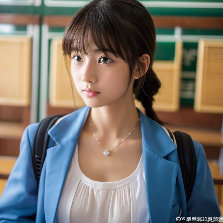 top-quality、masterpiece、超A high resolution、(Photorealsitic:1.4)、Raw photo、女の子1人、gentle、with light glowing、japanes、Nice style、The best style in the world、Looking at the camera、beautiful woman naked、hi-school girl、University、barechested、
校服、childish、High school students、1人、Inside the school