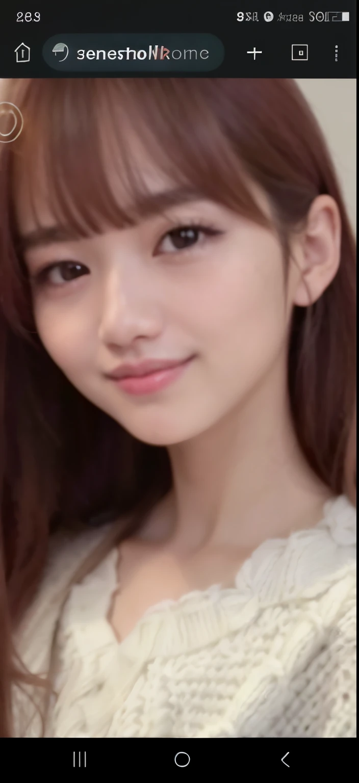 Close up portrait of a person with long hair and sweater, Larisa Manobal, cute - fine - face, Ruan Jia beautiful!, Lalisa Manoban in blackpink, girl cute-fine-face, xintong chen, 奈良美智, xision wu, young cute wan asian face