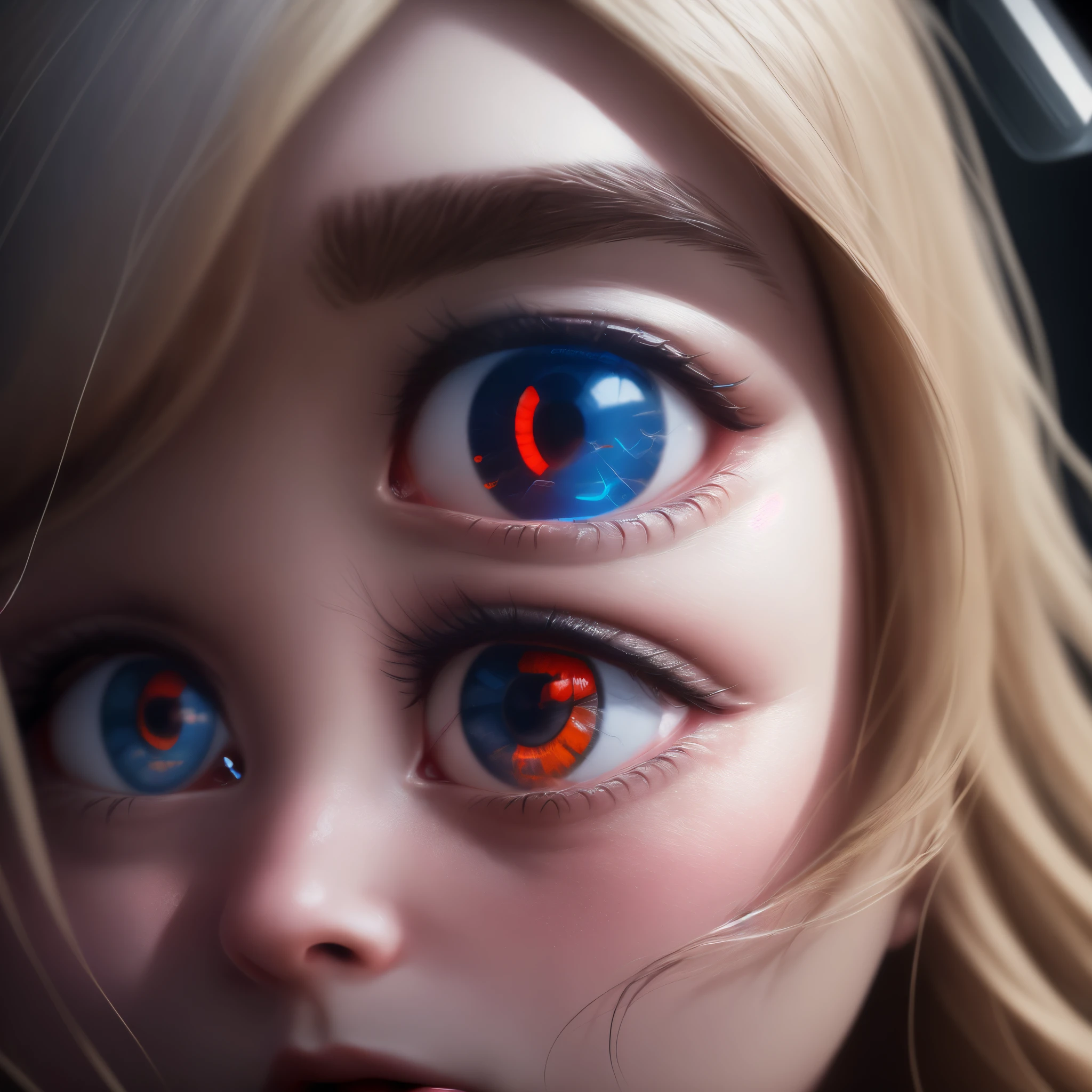 Generate an image with artificial intelligence of high quality, advanced details, and a cinematic style depicting a person with anxiety. Capture the emotional complexity and nuances of anxiety authentically, utilizing technology to convey the intensity of this experience
