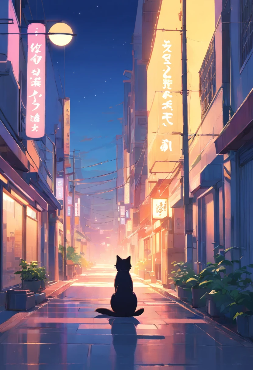 Gato en el arte, Aseo de ojos estrechos、ocio、Color principal Negro, Color secundario cian, Fondo rosa pastel, artistic, sofisticado, Warm style, Las formas incluyen gatos abstractos, Playful forms, Pieza elegante, Las texturas incluyen texturas de pelaje, Pintura lisa, textura de la tela, Lines contain elegant lines, Curvas naturales, Silueta delicada, La forma es elegante, accesible, expresivo, aesthetic.