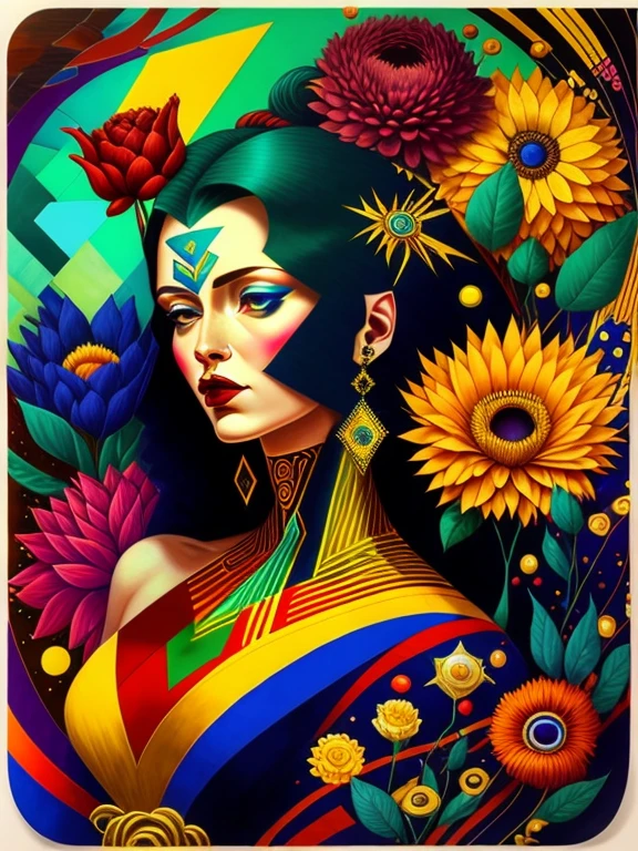qualidade superior, obra prima, super high resolution, (CCDDA Artstyle:1.2), Beautiful books blooming in someone's garden, combinando os estilos de Tamara de Lempicka, Pablo Picasso, Vincent van Gogh, Gustavo Klimt, Piet Mondrian, muito, Kandinsky y Leonardo da Vinci, obra prima, altamente detalhado, Pintura digital, melhor qualidade, high resolution, Trabalho detalhado, Processamento, Resultado perfeito, Eduardo Kobra acolchoado ,wall MULTIDIMENSIONAL geometric PORTRAIT, arte, Chibi, Yang08k, belo, Colouring, Obras, qualidade superior, melhor qualidade, Arte Oficial, Beautiful and Aesthetic