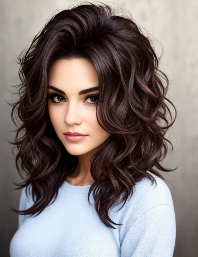 Mujer bonita, pelo rubio