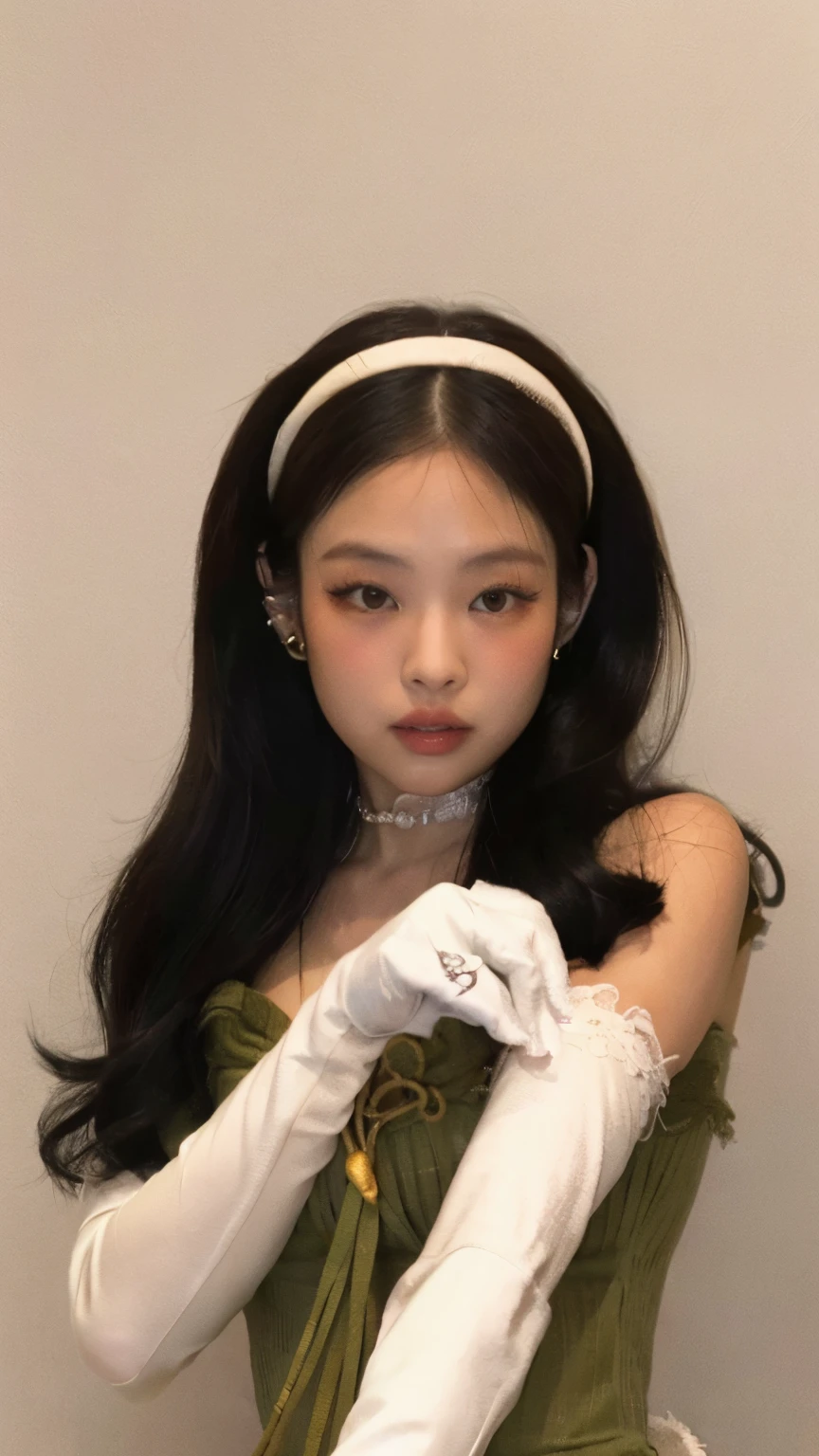 there is a woman in a green dress and white gloves, Cerveja Soft Devil Queen Madison, Retrato de Jossi de Blackpink, jossi do blackpink, jennie blackpink, Poarch bonito, Cerveja Madison, Jisoo do Blackpink, Marinheiro Kitagawa, Parque Roseanne do Blackpink, Retrato Sophie Mudd, cindy avelino, basia tran |, jisoo do blackpink, Sha Xi, gemma chen