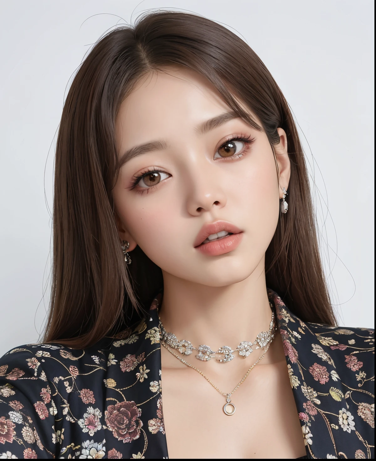 um close up de uma mulher com cabelos longos usando um vestido preto e branco, jennie blackpink, Parque Roseanne do Blackpink, Retrato de Jossi de Blackpink, jossi do blackpink, maquiagem sul-coreana popular, Jisoo do Blackpink, jisoo do blackpink, Heonhwa Choe, Lalisa Manobal, tzuyu de duas vezes, Mulher sul-coreana bonita, maquiagem coreana popular