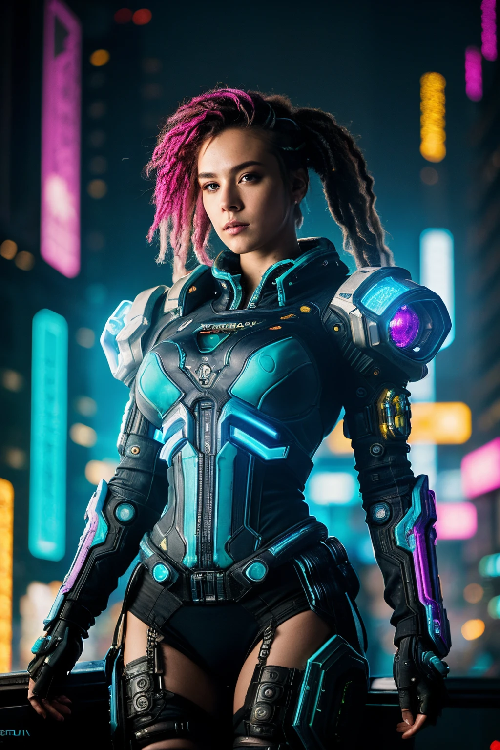 ((best quality)), ((masterpiece)), (detailed), perfect face
breathtaking Nova \(StarCraft\), (reimagined in a cyberpunk universe), (cyberpunk style), (cyberpunk), (cyberpunk outfit), augmentation, cybernetics, (cyberpunk outfit), (punk hair), glowing neon lights, cinematic scene, hero view, action pose, masterpiece, best quality, high quality, absurdres, vivid . award-winning, professional, highly detailed