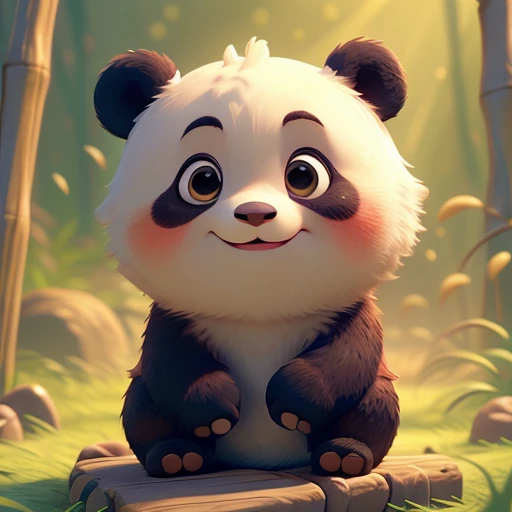 : 3。 panda、caricaturas、Animais peludos、Olheiras、Dormir、Durma em uma pilha de moedas、muitas moedas、non-human、fundo liso vermelho，Feixe dourado