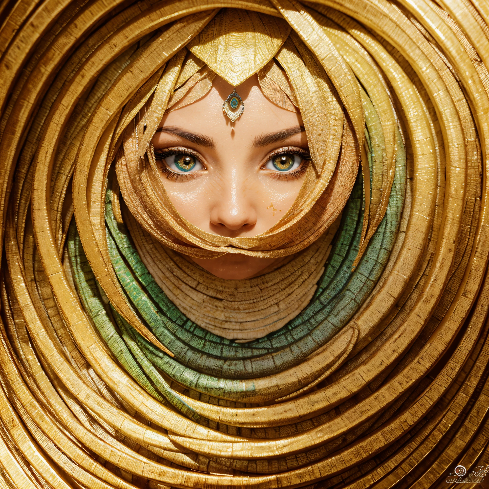 um desenho colorido de uma cobra de prata com olhos vermelhos em uma moldura circular, highly detailed and hypnotic, symmetrical and detailed, intrincado arte digital detalhada, linha altamente detalhada, altamente detalhada e ornamentada,