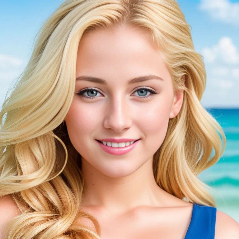 (best quality, extremely detailed, Raw photography,,4k,8k,high res,masterpiece:1.2),ultra-detailed, photorealistic, full body shot,soaked,golden blonde, long wavy hair,Mature and beautiful, realistic portrayal:1.2 Sailor Moon posing as if she’s in a professional magazine cover photoshoot, smiling.