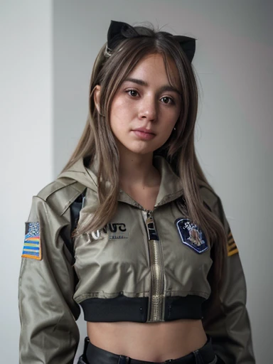 Chica de anime con cabello largo y bata blanca parada en un pasillo, girl front line style, De Girls Frontline, de Arknights, Retrato Anime Space Cadet Girl, linda chica de anime, Anime visual de una chica linda, chica de cabello plateado, Una chica de anime, anime mecha aesthetic, anime aesthetic, Hermoso retrato de anime, Retrato Anime Chica, Chica bonita de anime, hermosa chica de anime