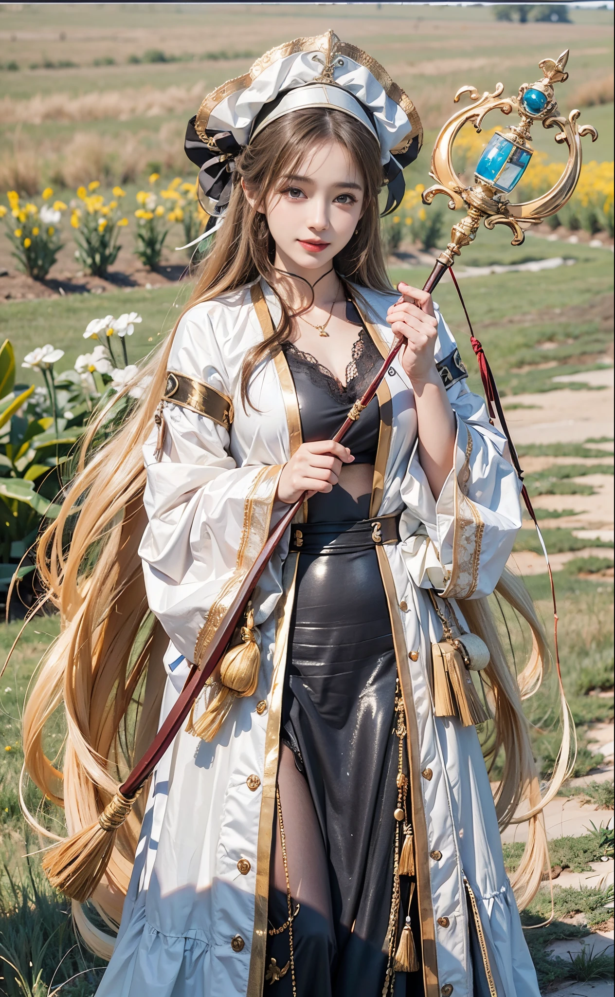 top-quality、​masterpiece、超A high resolution、8K、(Realistic:1.4)、Raw photo、1 17-year-old girl、ssmile、large boob、A sexy、lighting like a movie