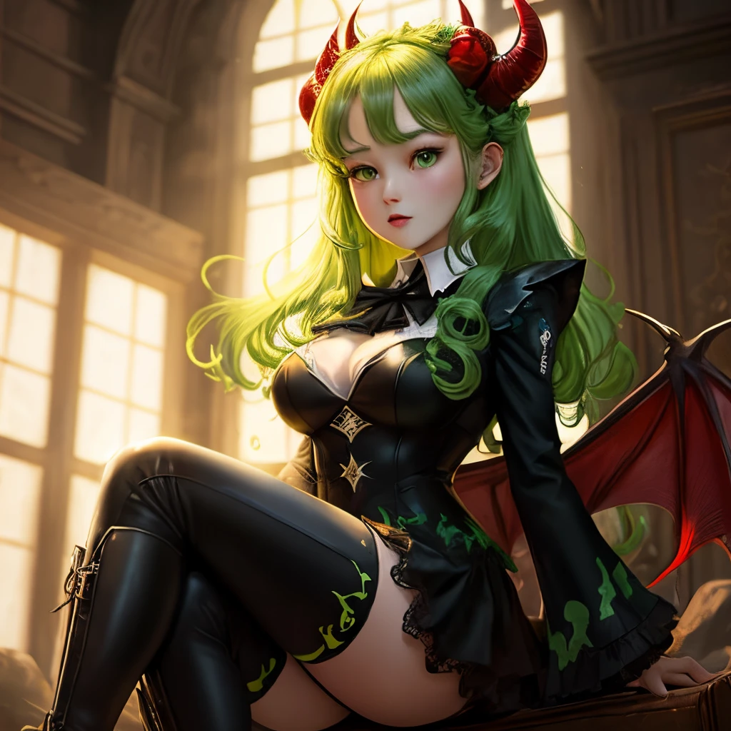 yellow-green devil