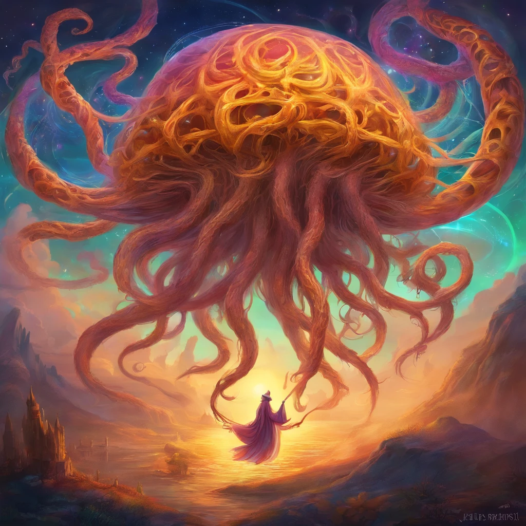 Flying Spaghetti Monster, psychedelic art