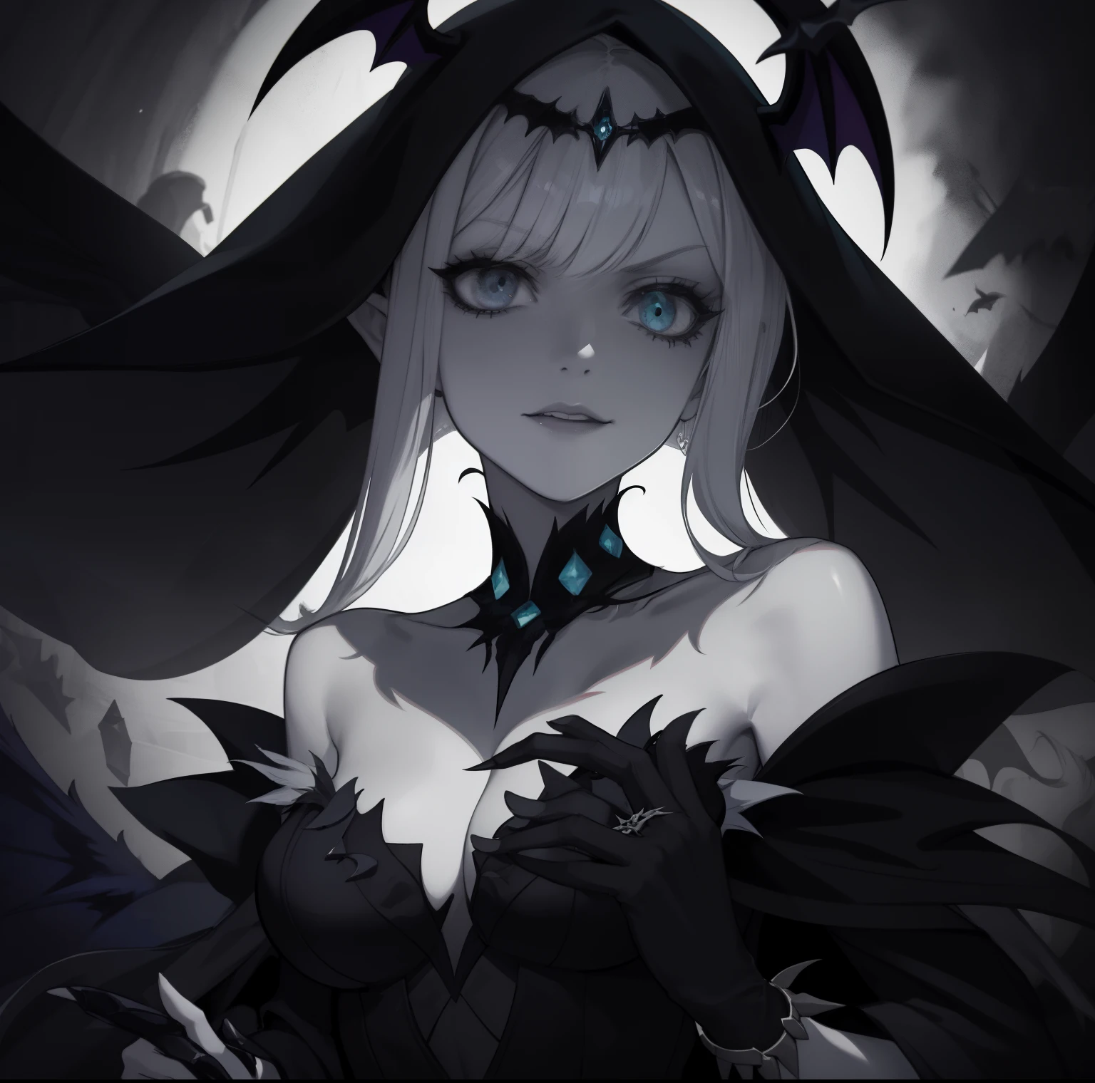 a cartoon drawing of a woman dressed in a witch costume, /!\ the sorceress, style of duelyst, dark sorceress fullbody pose, dark witch character, evil sorceress, morrigan aensland, dark sorceress, supervillain sorceress witch, morrigan, human :: sorceress, dark sorceress full view