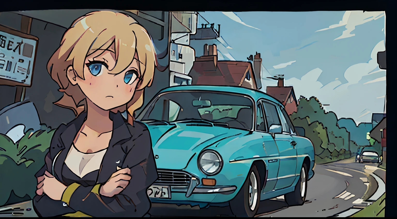 motor car、outside view、United Kingdom