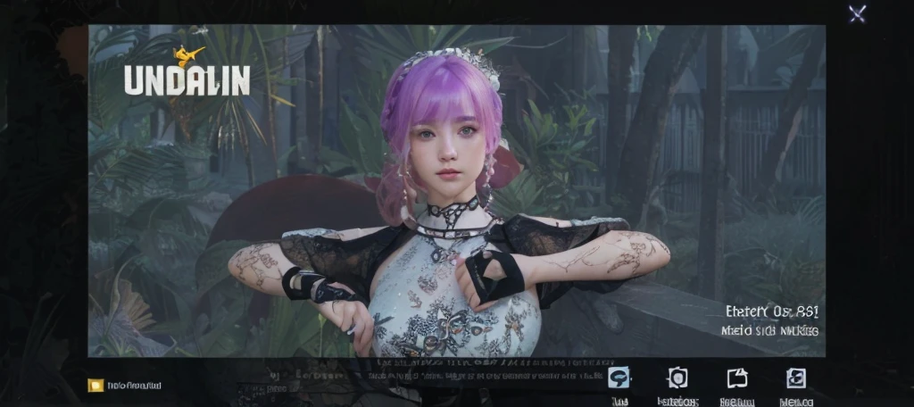 best quality,Amazing,Beautiful golden eyes,finely detail,Depth of field,extremely detailed CG unity 8k wallpaper, masterpiece,(((Long dark blond hair))),((red mediumhair)),(1 girl),(white stockings ),(((((medium_breasts,))))),(hair ribbon),Exposing cleavage,((Beautiful butterflies in detail)),(((halter dress ))),huge ahoge,particle,(((solo))),(Background of details),standing,(Starry sky in beautiful detail),(((gloom (expression) depressed))),(Hazy fog),(((Very long hair))),{Fluttering hair},{Thick hair},{{{Gelatinous texture}}},{profile},(Ruins of beautiful details),(((Standing on the surface of the sea))),{Close-up of people},{{{Smooth skin}}},(((upper body))),(Smooth and radiant skin),(Smooth and radiant face),Perfect details,Beautifully gorgeous necklace,Authentic skin texture,{Cleavage},{{{Authentic and detailed face}}},(unexposed :1.5)