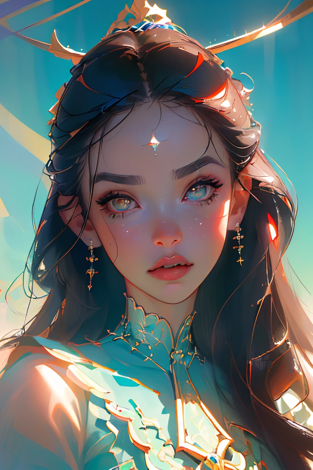 (melhor qualidade, 4k, 8k, highres, obra-prima: 1.2), ultra-detalhado, (realista, fotorrealista, foto-realista: 1.37), belos olhos detalhados, beautiful detailed lips, olhos e rosto extremamente detalhados, long eyeslashes, retrato