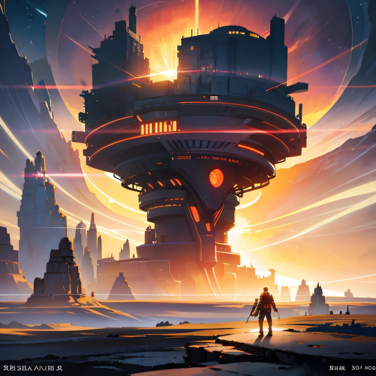 he Great Rift Valley region of the Martian Mo River alluvial plain，Rock Sugar Onyx nuclear-powered command gunboat Black Gold Cruiser Tower Snow Red Marble Glow Space Station 1:3 Models，starrysky，Cyberpunk art of a，Rembrandt light，Detail portrayal，macro shot，surface reflection，high definition detail，Dingdall effect，Light and shadow intensification，The light shines，particle fx，3D modeling，Surface reflected light，detail-rich，The texture is delicate，Strong visual impact，Hyper-detailing，A high resolution，high saturated，Ray traching，Light and shadow effects，16K smooth，A high resolution