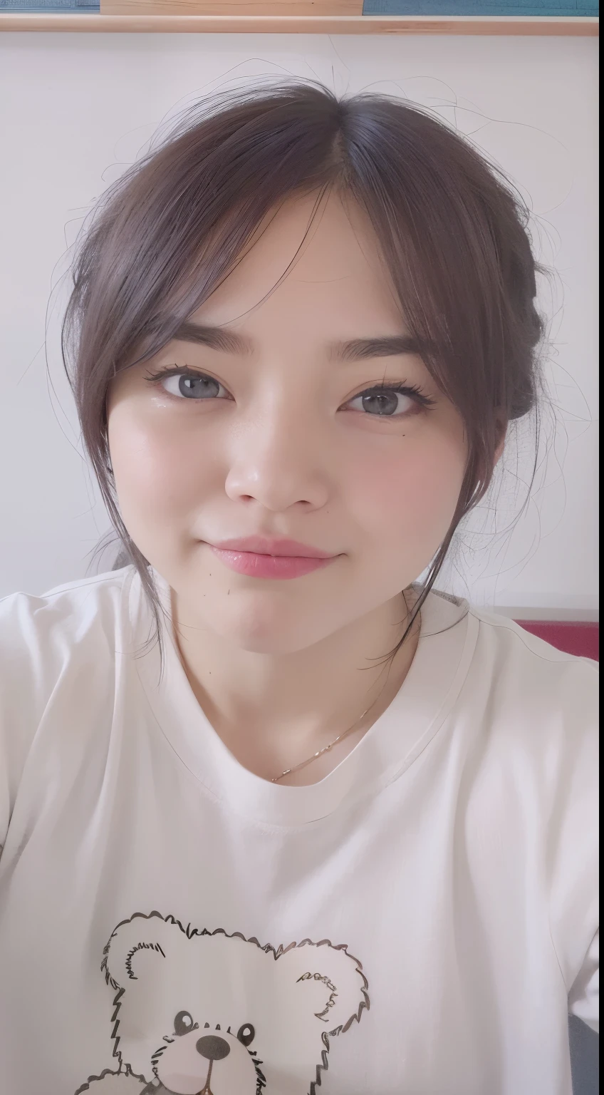brunette color hair, hairy balls, Wins, Long eyelashes, Solid round eyes, fakeanimalears, light smile, Ear ring, Striped hair, with gray hair, silber hair, Blonde hair, lightblue hair, with pink hair, ahoge, By bangs, long whitr hair, side ponytails, nurse hat, maid headdress, roll eyes, fakeanimalears, Crazy, Open your lips, Stick out her tongue, Heavy breathing, Fangs out, verbal invitation, ultra-realistic realism, shadowing, anaglyph, stereograms, Standing painting, Perspectives, atmosphric perspective, ultra-realistic realism, RococoStyle, high detal, afofuturism, Japanese cartoon, hentail realism, spark of light, 8K, super detailing, acurate, Best quality at best, hyper HD, tmasterpiece, acurate, super detailing, high detal, high qulity --auto