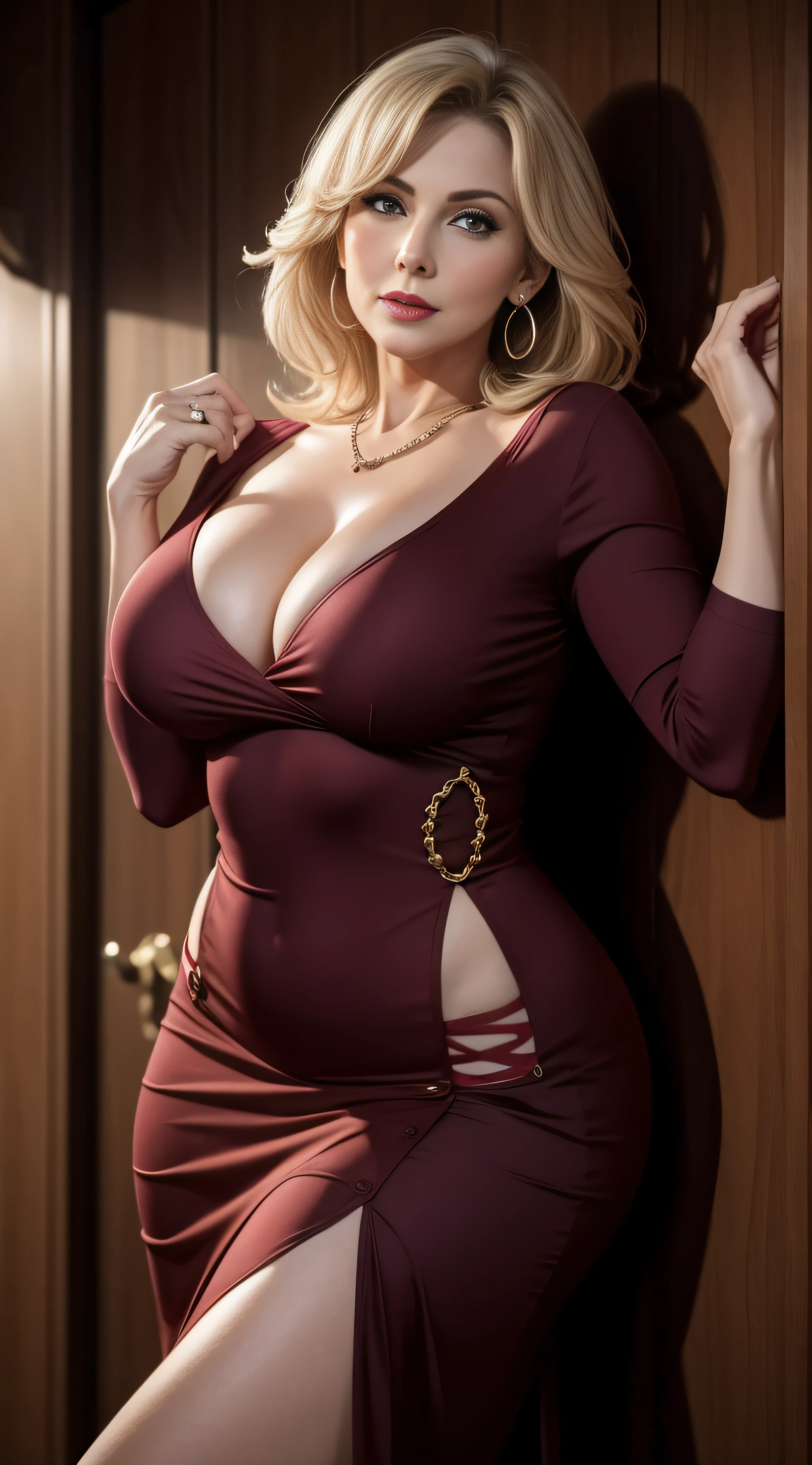 mature american erotic actress, grease, sarah jay, full bodyesbian,Perfect beautiful hands,huge-breasted,wearing sexy burgundy panties, Beautuful Women, pose sensual,neutral background,Skirt Up