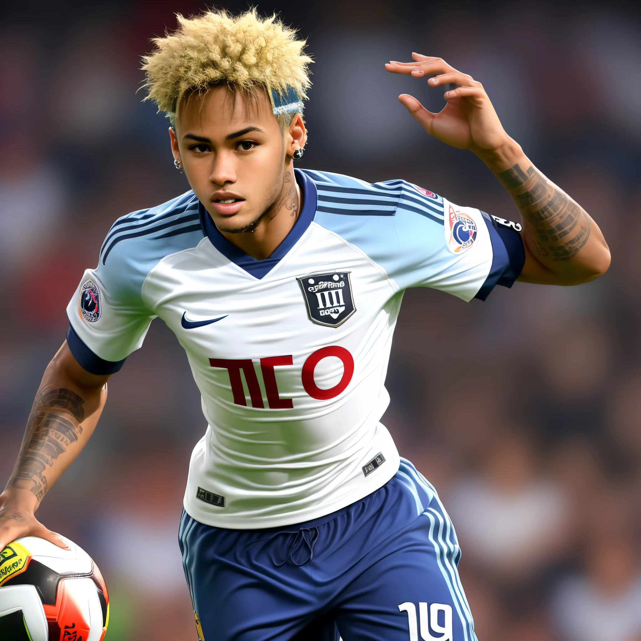Neymar jogando no corinthians
