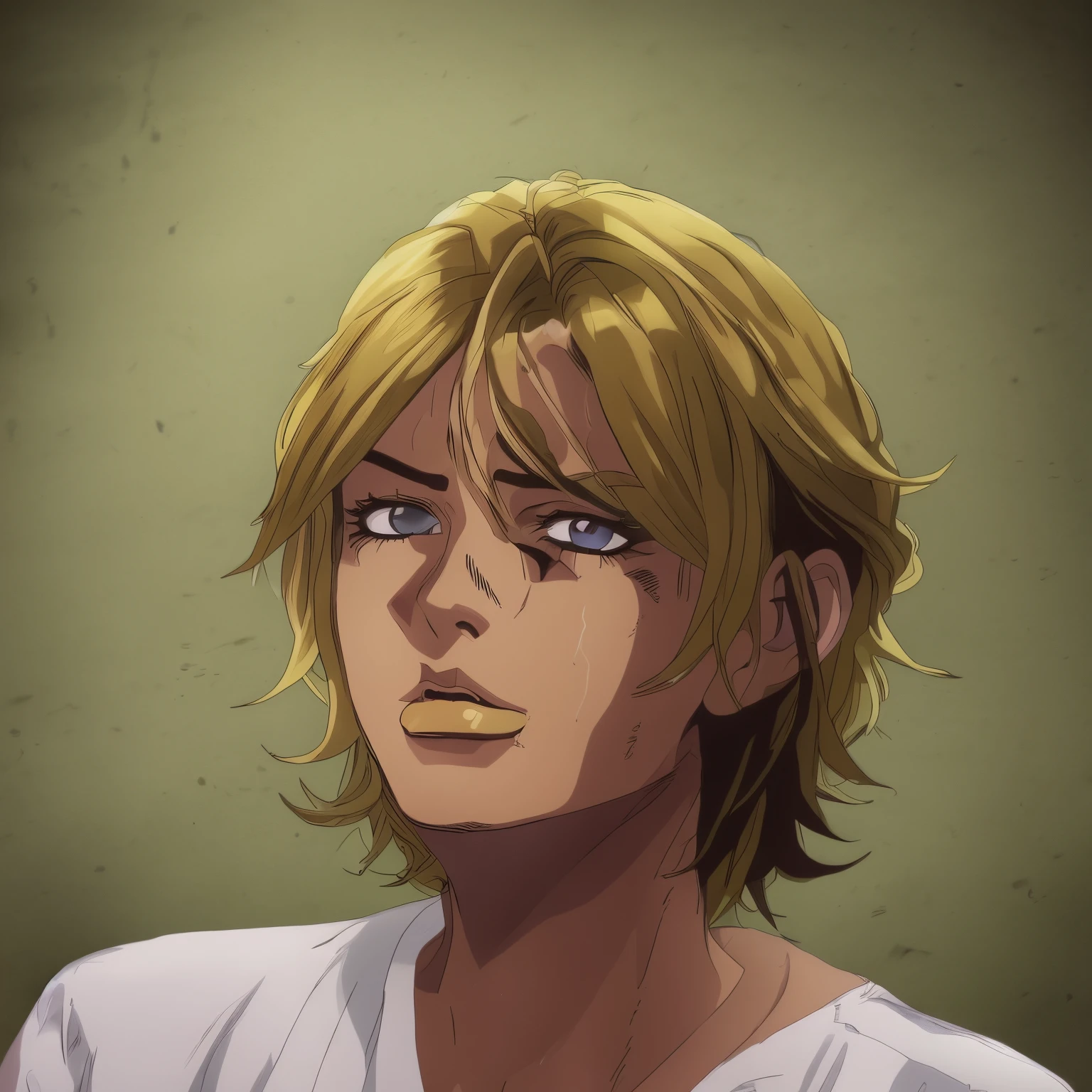 there is a young man looking at the camera, very high quality image, around 19 years old, solo portrait 🎨🖌️, high quality photography, soft portrait photo 8k, discord profile photo, 1024px profile photo, halfbody headshot, medium length blonde hair and cute hairstyle, serious look, (very angry face), pretty face, perfect chin and jaws, add filters