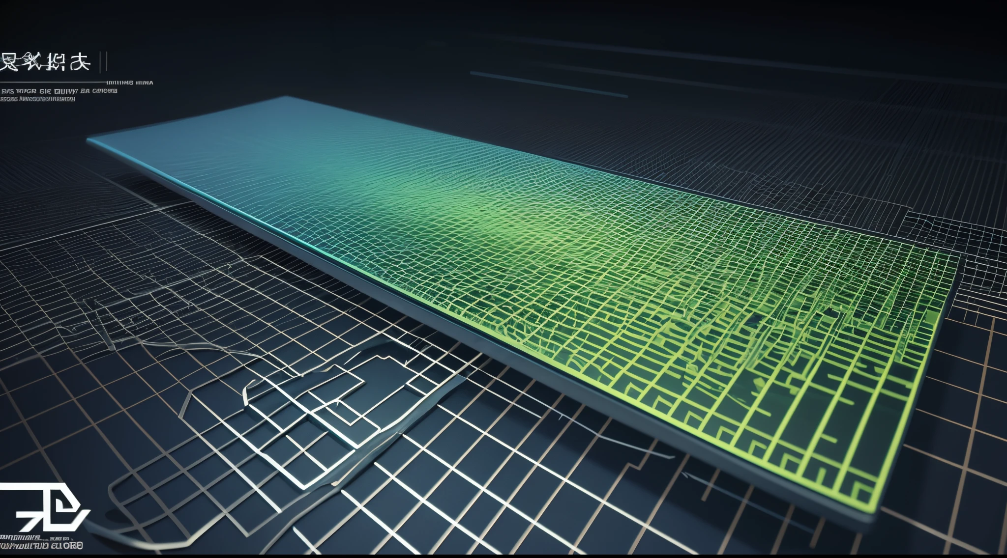 Engaging 3D visualization featuring stunning graphs、glinting