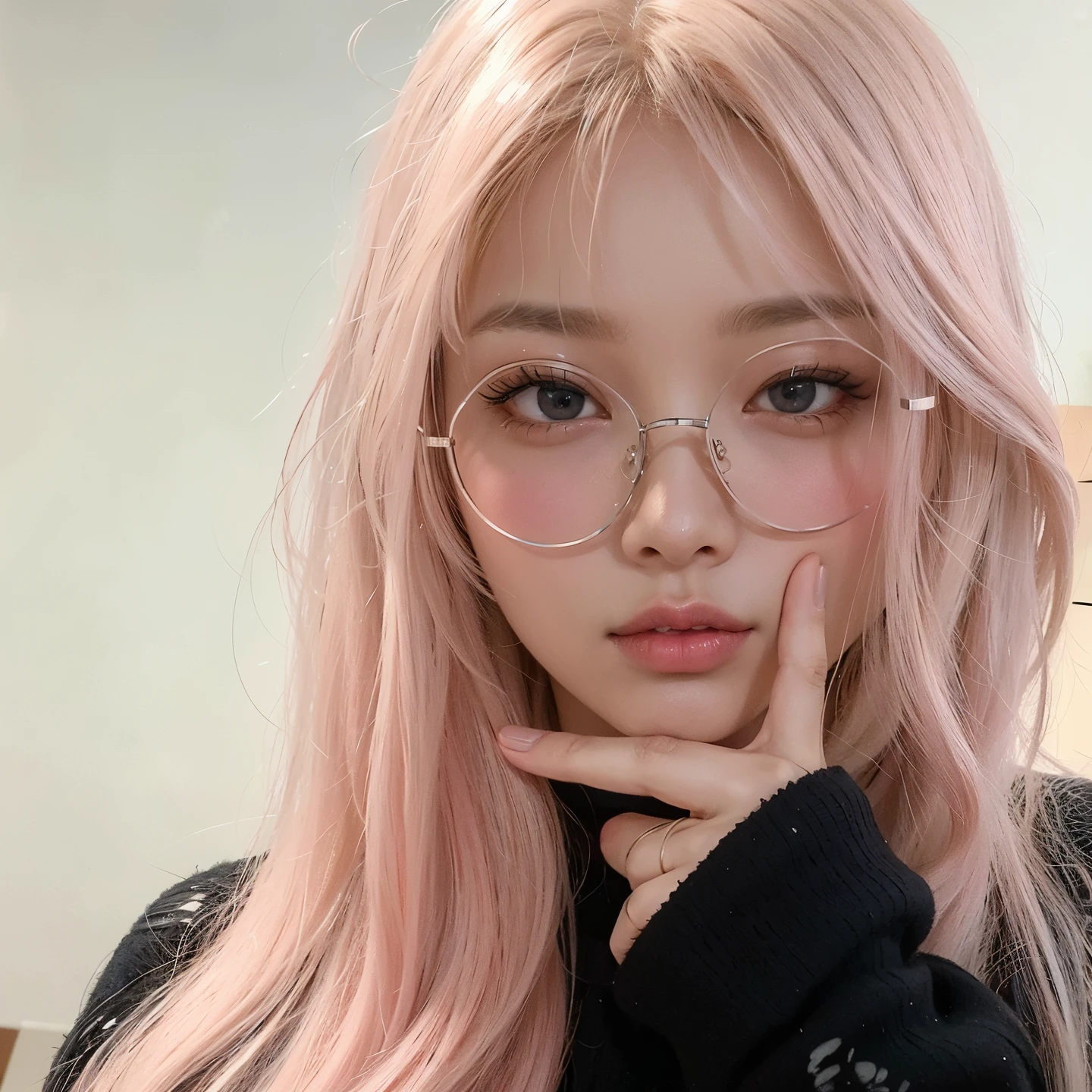Arafed woman with long hair wearing a grey top and a scarf, Jennie Blackpink, Retrato de Jossi do Blackpink, dilraba dilmurat, Portrait of female Korean idol, jossi do blackpink, Lee Ji-eun, Lee Ji - Eun, mulher coreana jovem bonita, Parque Ji-min, Casa Yunjoo, Krystal, Heonhwa Choe