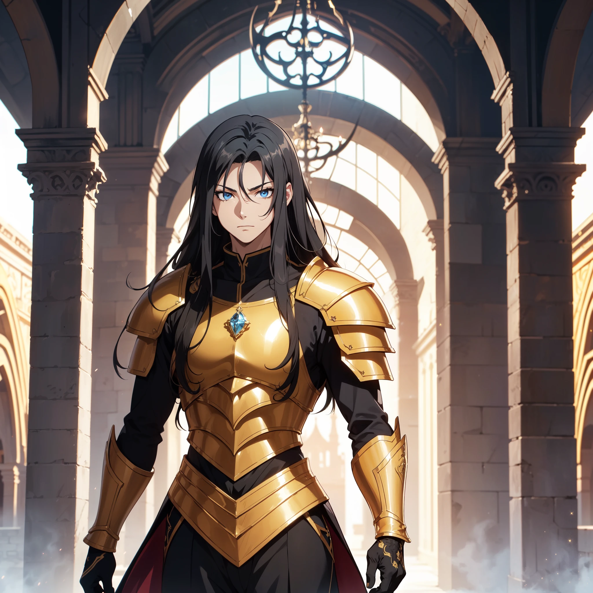 128K Ultra High Definition,
128K Ultra High Quality,
128K Ultra High Resolution,
Best Definition,
Best Quality,
Best Resolution,
Perfectly Detailed,
Perfectly Designed,
Extremely Detailed,
Extremely Designed,
Hyper Detailed,
Hyper Definition,
Hyper Quality,
Hyper Resolution,
Masterpiece,
(((Anime))),
Body Shot,
(((Boy))),
Handsome,
Muscular Body,
(((Black Long Hair))),
(((Blue Eyes))),
(((Hyper Detailed & Perfectly Designed With Ultra High Quality Yellow Topaz Warlord Armor))),
(((Inside Of Medieval Royal Palace Background Scenery))),