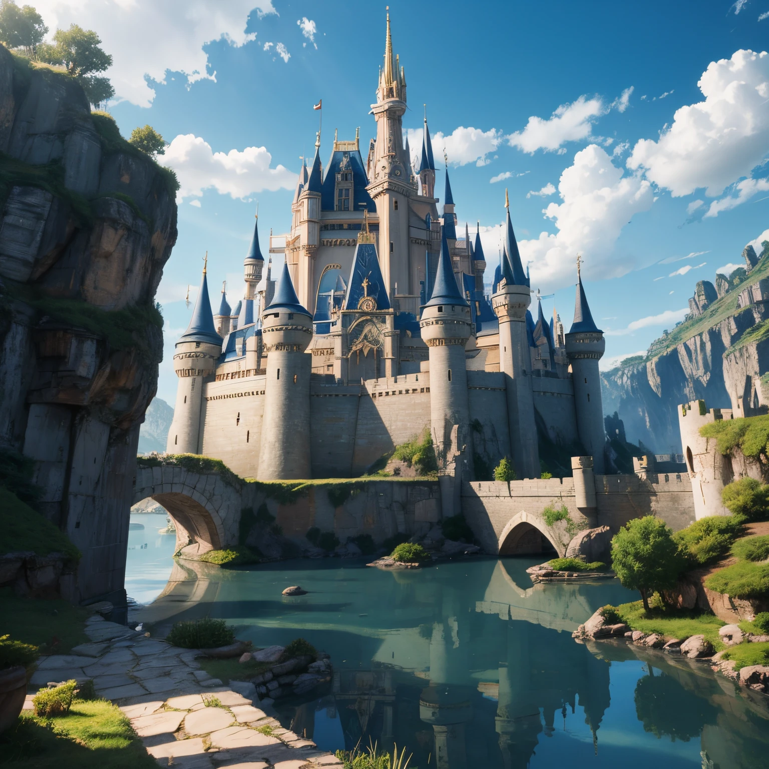 Anime kingdom castle