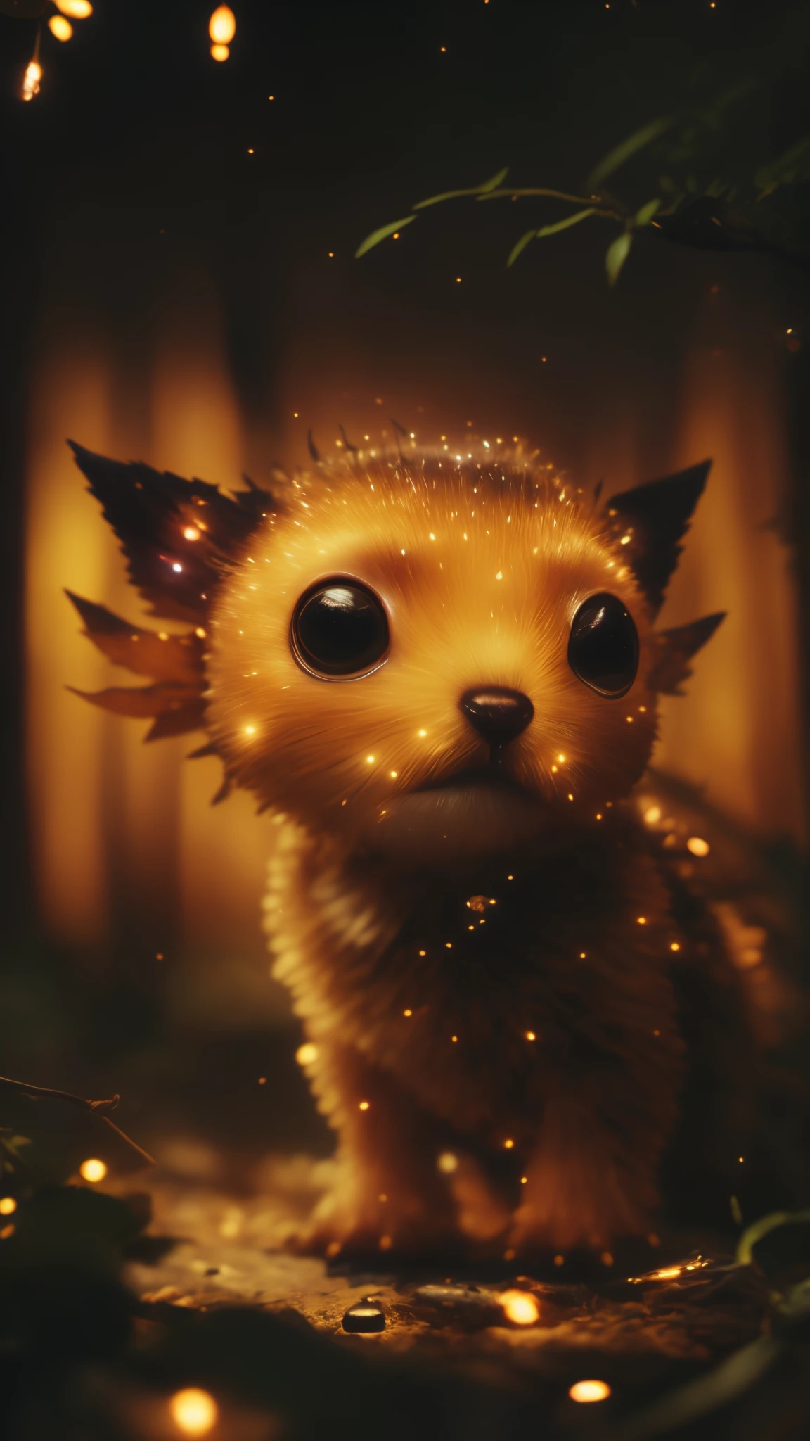 closeup angle of cute tiny little glowworms illuminating a bush, a detailed painting, cgsociety, detailed painting, artstation hd, high detail, cgsociety, photorealism, concept art, artstation hd, official art, bokeh, 真实感, Realism, tmasterpiece, Brad Jongsan walks in the jungle (Night of the Fireflies), (higly detailed: 1 1), rough face, natural skin, hiquality, NSFW, pretty eyes, (Detailed face and eyes), (s face: 1 2), tumult, Complementary, real-photo, .PSD, Lightweight Film Photography, sharp-focus, contrast lighting, Detail Skin, high resolution 8k, Crazy detailing, Realistic, professional photo of a, 8K UHD, dslr, soft light, hiquality, film grains, Fujifilm XT3