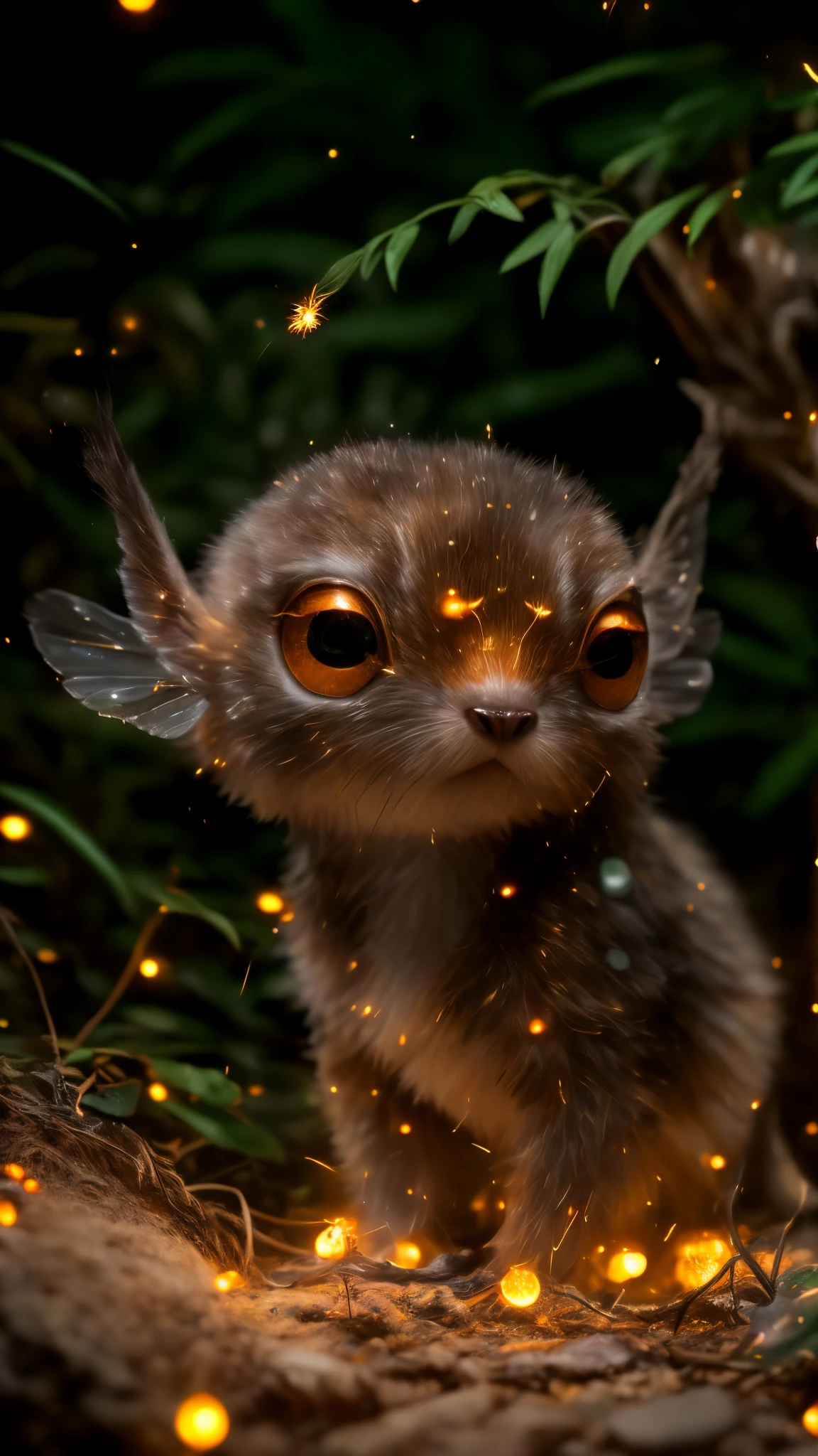 closeup angle of cute tiny little glowworms illuminating a bush, a detailed painting, cgsociety, detailed painting, artstation hd, high detail, cgsociety, photorealism, concept art, artstation hd, official art, bokeh, 真实感, Realism, tmasterpiece, Brad Jongsan walks in the jungle (Night of the Fireflies), (higly detailed: 1 1), rough face, natural skin, hiquality, NSFW, pretty eyes, (Detailed face and eyes), (s face: 1 2), tumult, Complementary, real-photo, .PSD, Lightweight Film Photography, sharp-focus, contrast lighting, Detail Skin, high resolution 8k, Crazy detailing, Realistic, professional photo of a, 8K UHD, dslr, soft light, hiquality, film grains, Fujifilm XT3