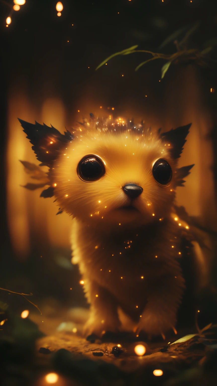 closeup angle of cute tiny little glowworms illuminating a bush, a detailed painting, cgsociety, detailed painting, artstation hd, high detail, cgsociety, photorealism, concept art, artstation hd, official art, bokeh, 真实感, Realism, tmasterpiece, Brad Jongsan walks in the jungle (Night of the Fireflies), (higly detailed: 1 1), rough face, natural skin, hiquality, NSFW, pretty eyes, (Detailed face and eyes), (s face: 1 2), tumult, Complementary, real-photo, .PSD, Lightweight Film Photography, sharp-focus, contrast lighting, Detail Skin, high resolution 8k, Crazy detailing, Realistic, professional photo of a, 8K UHD, dslr, soft light, hiquality, film grains, Fujifilm XT3