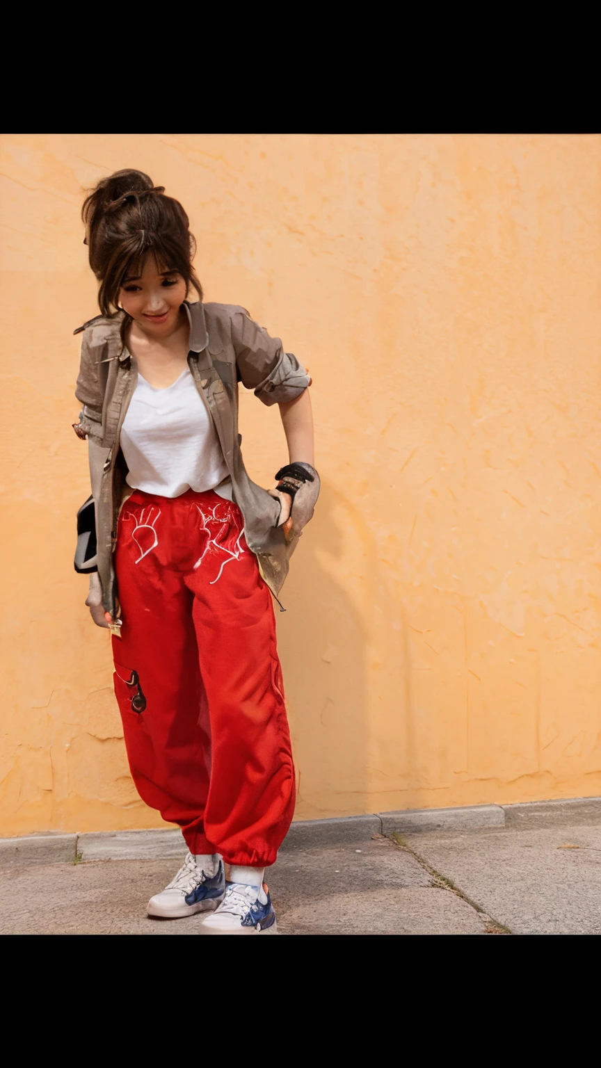A 3D pixar animation character