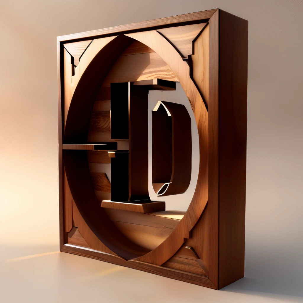 3d name “محمد” in jawi with rustic wood colour and 3d name “Muhd”