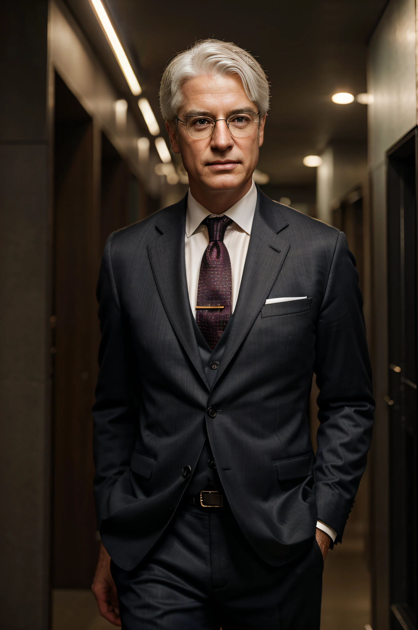 Peter Lynch, wearing a suit, beautiful lighting, best quality, realistic, full-length portrait, realistic image, intricate details, depth of field. highly detailed