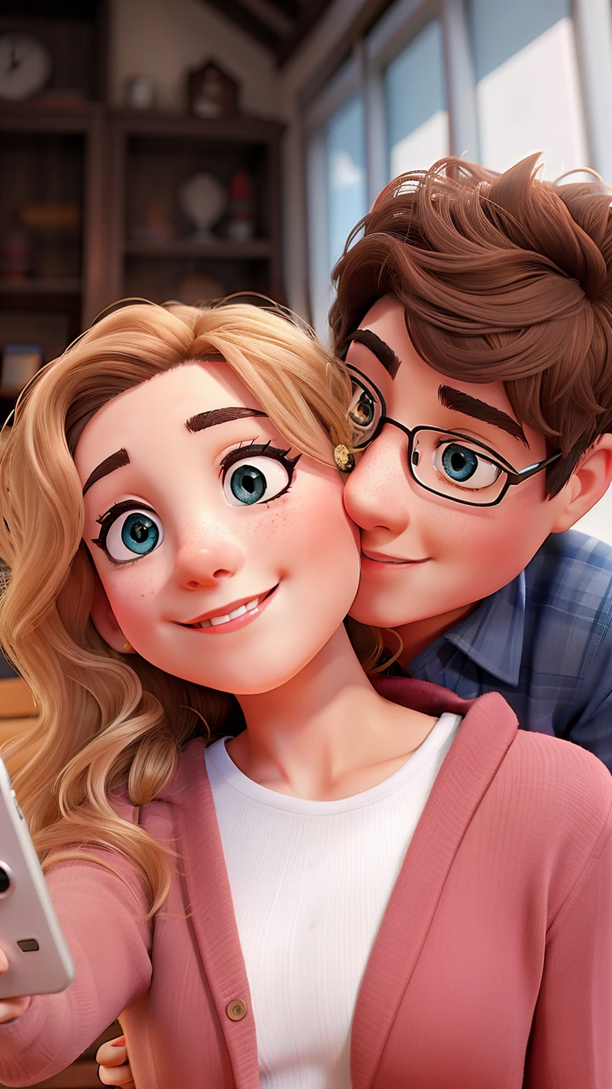 Couple selfie