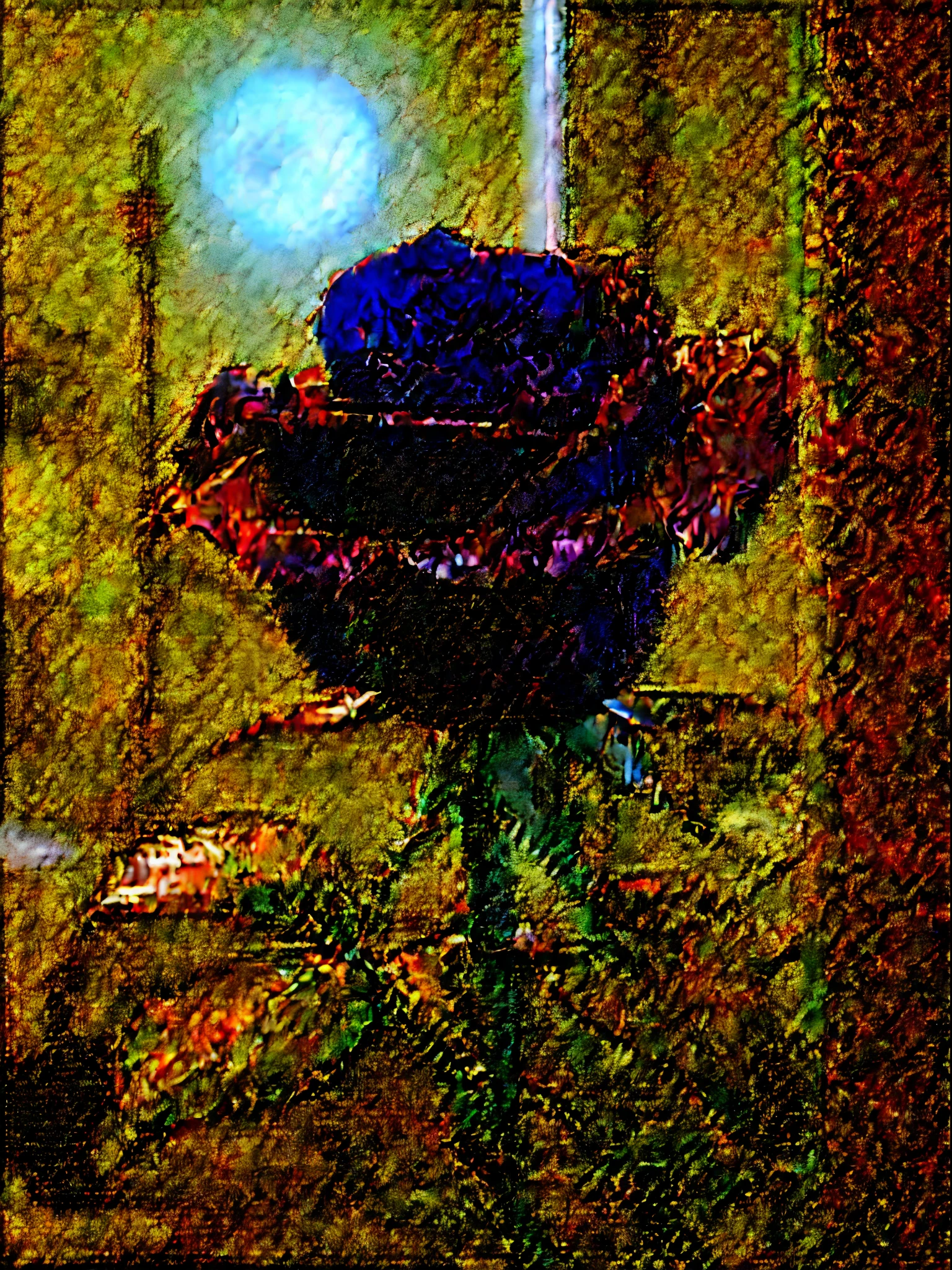 undetermined, Hyperrealistic oil painting red rose, grow through the streets, stems sticking out of concrete, the night, silhouette lighting, moonlight illumination, Ultra HD 4K resolution,(dark fairy tale bleak)