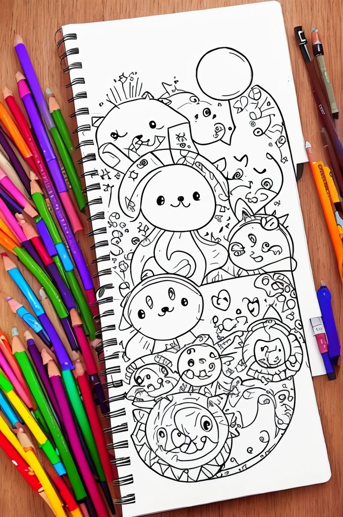 Cute Cartoon Simple Drawing Zodiac Lines