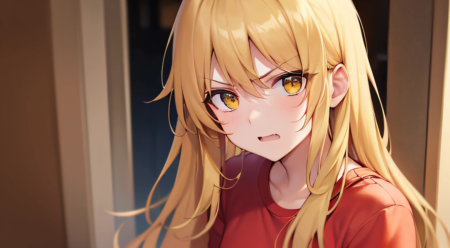 Highest quality, masterpiece, No correction, Beark, Hiro Gym,shinosawa hiro,thin,Orange eyes,White eyelashes,Blonde,Long Hair,Hair Clip,Track jacket,Green shorts,White sneakers, Sweating on the head, Heavy breathing, Head Focus, Transparent sneakers, Open shirt,Shining expression、Dirty face、Grin、 (masterpiece:1.2, Highest quality), (Fine and beautiful eyes: 1.2), (Beautiful and dense face), (Sharp facial hair between the eyes)
