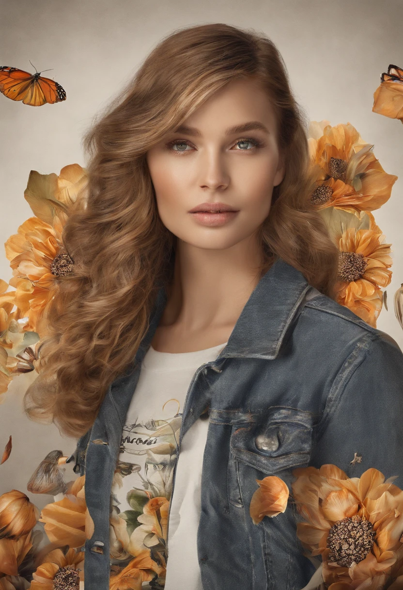 Create a captivating T-shirt design that seamlessly blends the charm of stickers with the allure of realistic photos. The central theme should revolve around adorable animals, combining both cuteness and aesthetics. Incorporate funny and whimsical elements, drawing inspiration from the playfulness of stickers. Emphasize the use of PNG images without backgrounds to ensure a clean and versatile design. Take cues from the aesthetic appeal of the ADLV brand to infuse a trendy and stylish vibe into the overall composition. Your goal is to produce a visually striking design that resonates with individuals who appreciate a fusion of realism, humor, and contemporary aesthetics. Ensure that the design is versatile enough to capture attention and convey a sense of playful sophistication, making it an ideal fit for a wide range of audiences.
