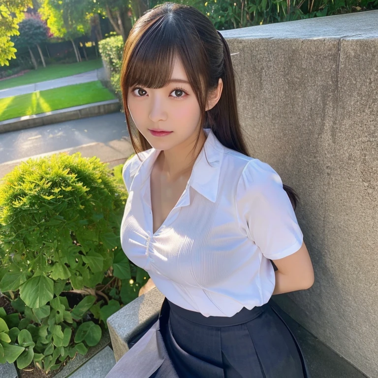 (Best Quality,4K,8K,hight resolution,masutepiece:1.2),Ultra-detailed,(Realistic,Photorealistic,Photorealsitic:1.37),cute-style,skirt by the,dian,Dribbling High Detail 8K,Studio Lighting - V 6, Real life girls, portrait of a japanese , Clothes with a loose chest