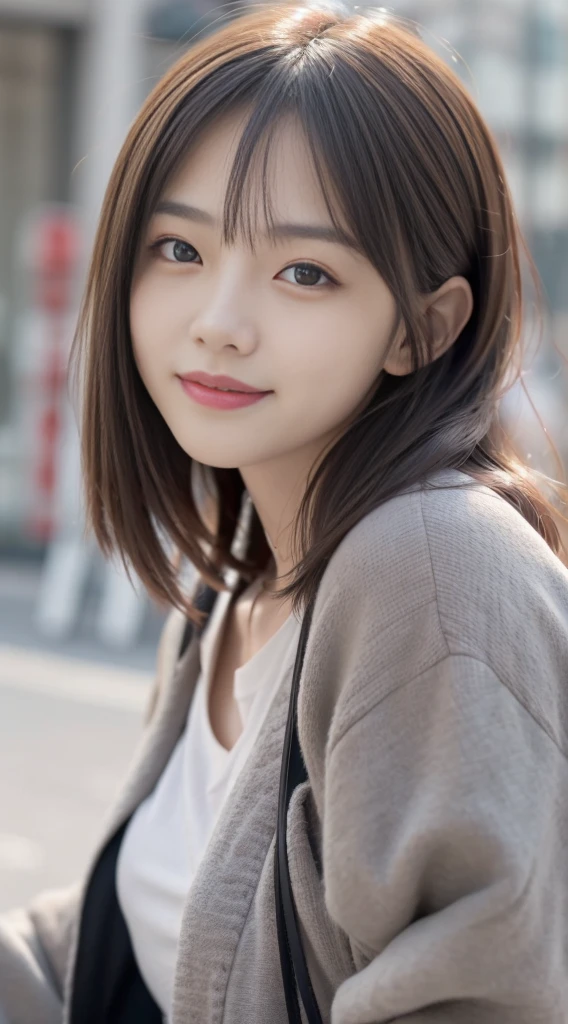 one-girl,女優,top-quality、tmasterpiece、The facial details are particularly rich、pretty face、The best smile、cabelos preto e longos、