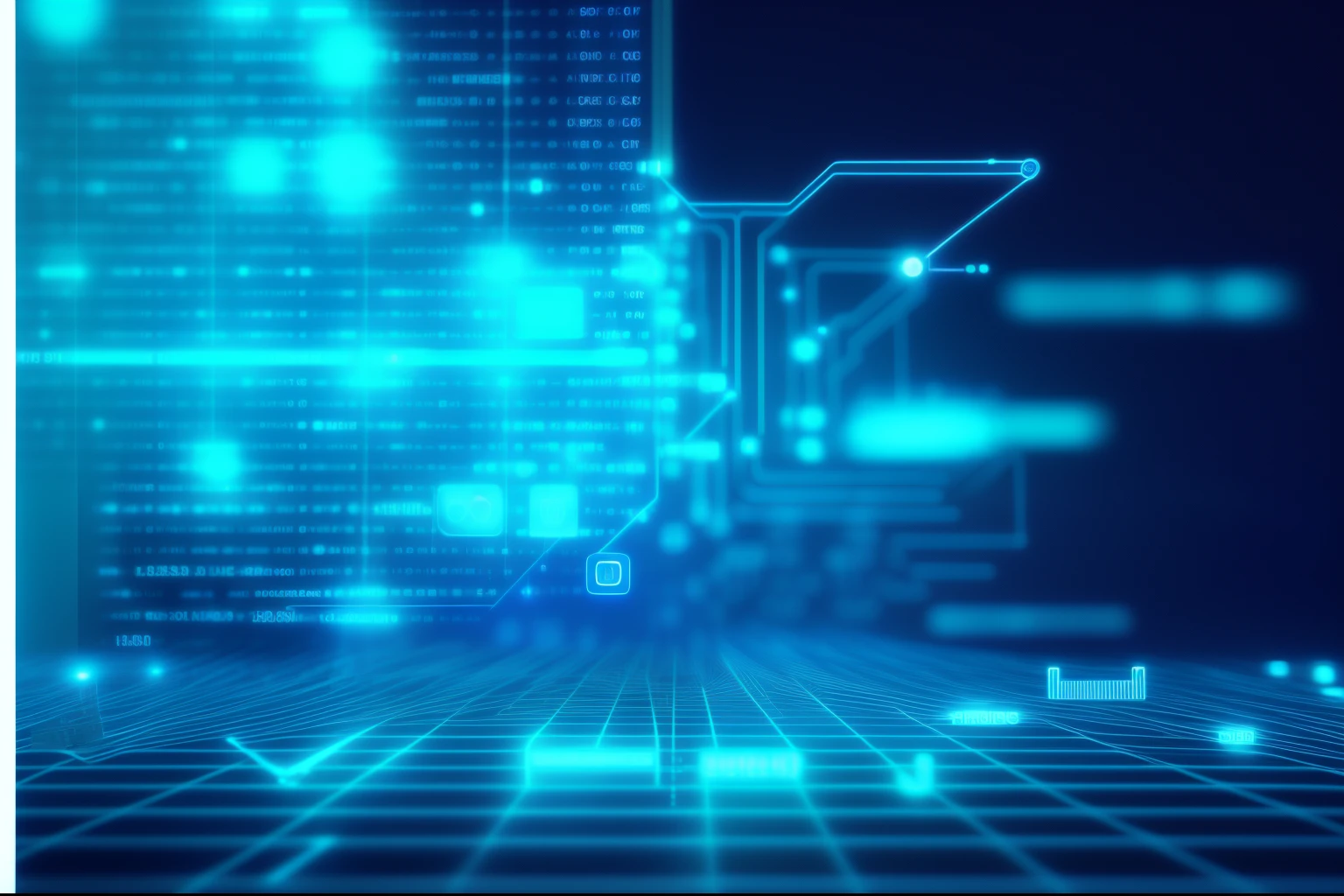 Close-up of computer screen on blue background, cyber background, large cyberarrays data holograms, digital background, number art, number art, data holograms, digital greetles background, Technology neon projector background, abstract tech, cyber space, abstract art representing data, cybernetic city background, technologies, cypherpunk background