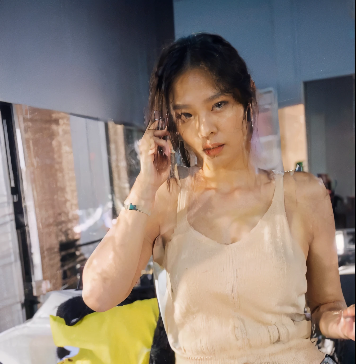 Jennie from blacpink face , fotorrealista, UltraHD, 8k.