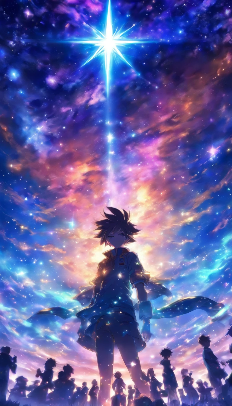 In the infinite universe, In a starry sky shrouded in pitch darkness, One shining star tells a special story. Tell me the story of that star