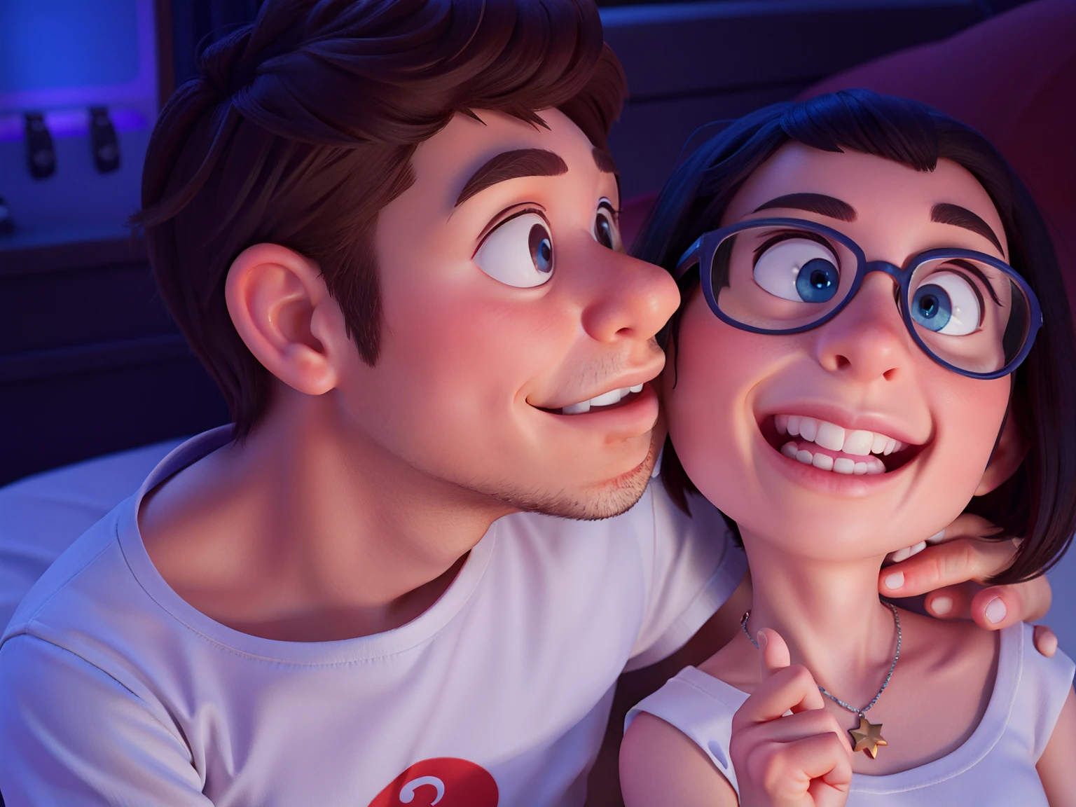 Couple as Pixar